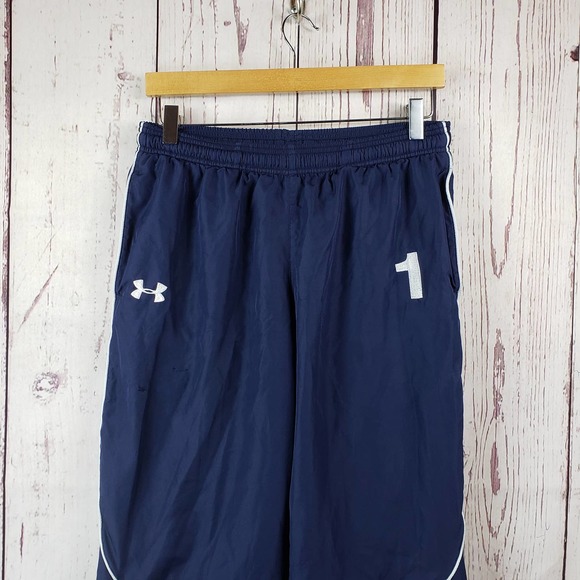 Under Armour Other - Under Armour Basketball Pants Mens Size Small Pull On Stretch Waist Blue